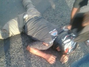 Homem morreu a caminho do hospital.