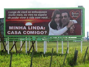 Por onde passa o casal é reconhecido