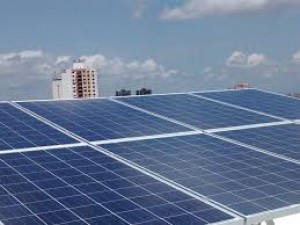 Placas de energia solar.