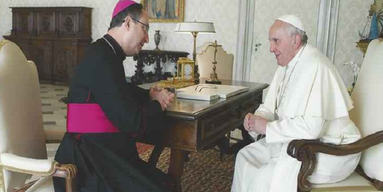 Dom Sérgio e o Papa Francisco