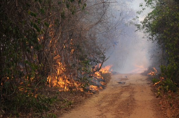Incêndio de grandes proporções