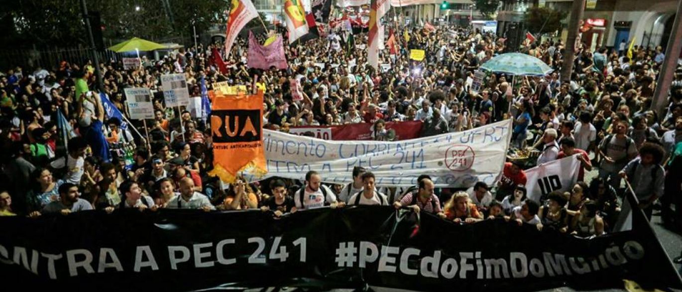 manifestação no Rio
