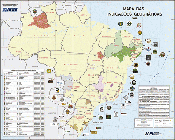 Mapa de Indicações Geográficas destaca opala e cajuína do Piauí