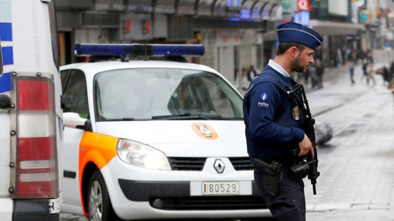 Policial em Bruxelas