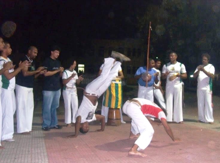 Apresentação de capoeira