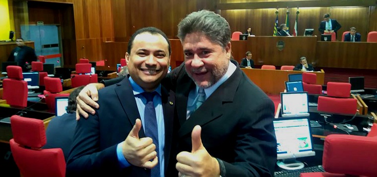 Deputados Evaldo Gomes e João Mádison
