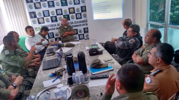 Fábio Abreu apresenta plano de segurança Enem 2016 para Batalhões da PM/PI