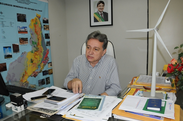 Secretário da Mineração, Luiz Coelho.