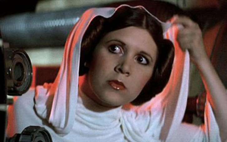 Conhecida por sua atuação como a princesa Leia em quatro filmes da saga Star Wars