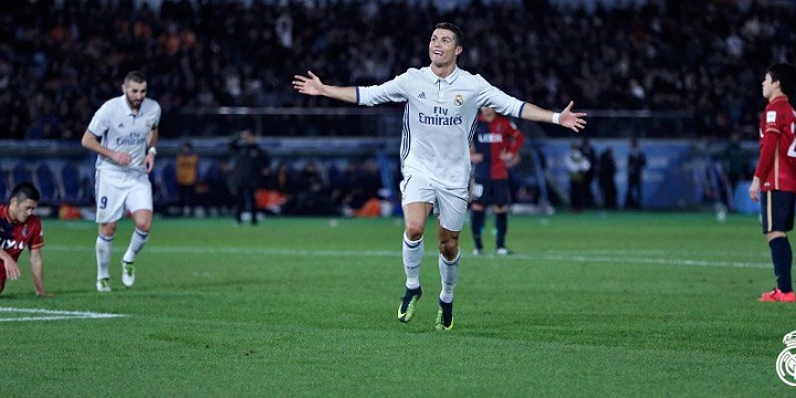 Cristiano Ronaldo marcou três vez