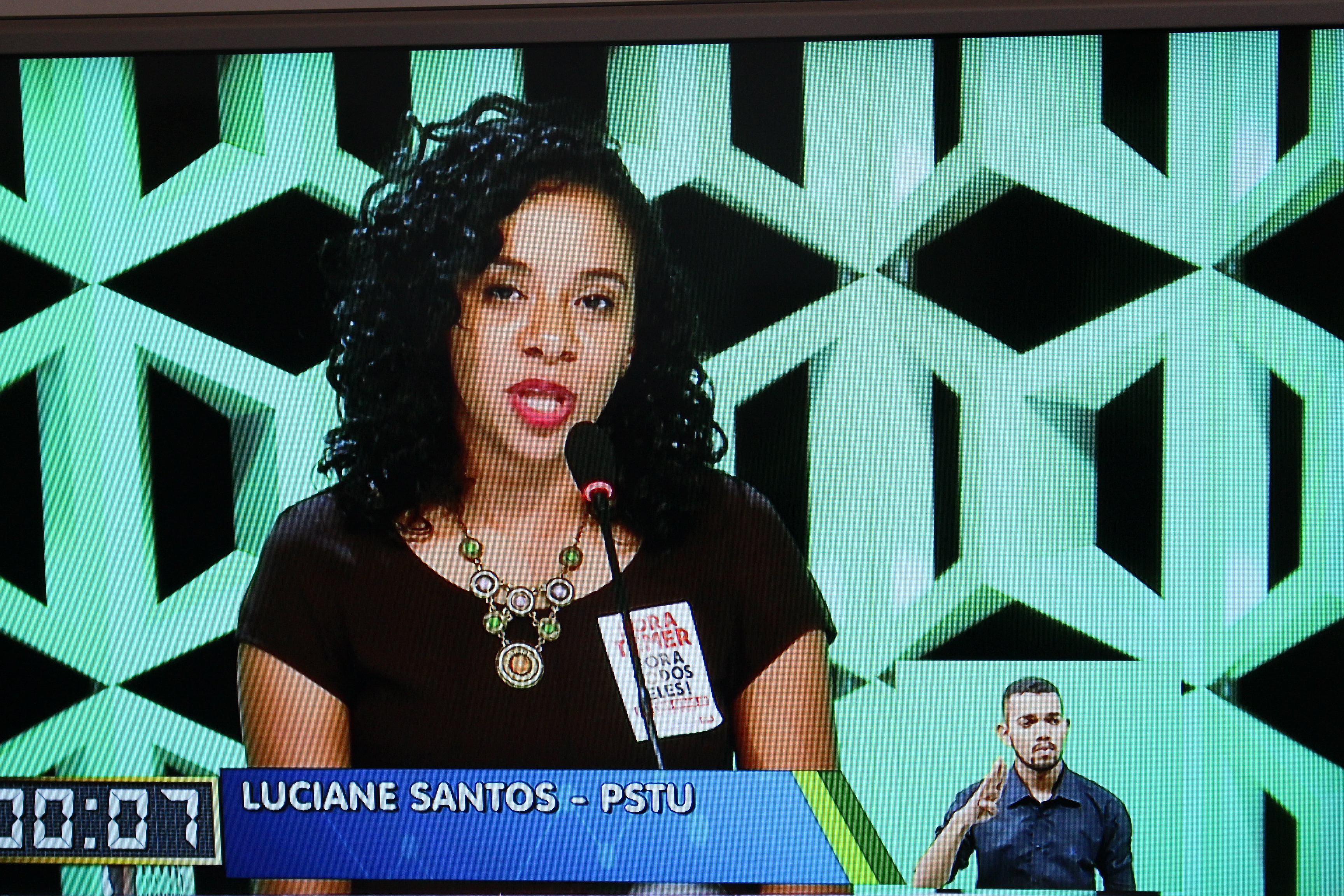 Candidata Luciane Santos