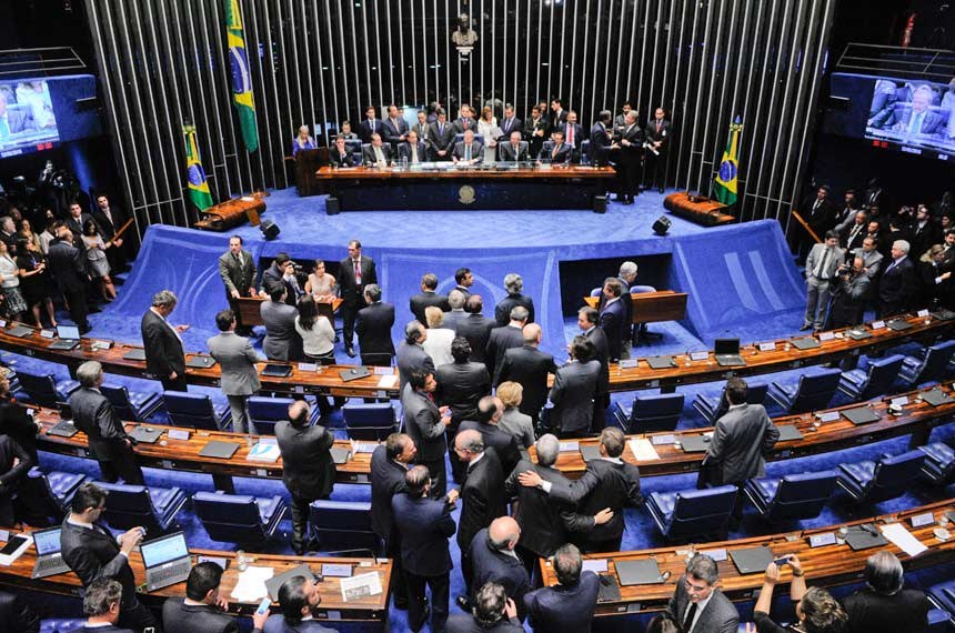 Plenário do Senado Federal, em Brasília
