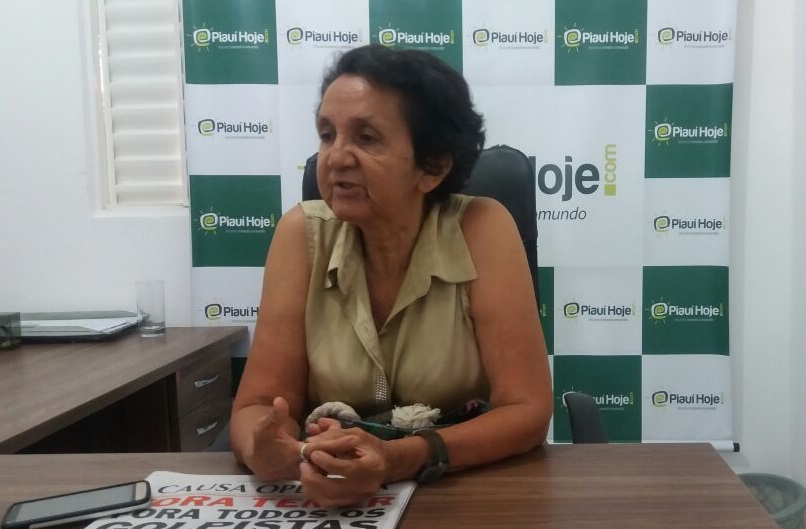 Candidata Lourdes Melo concede entrevista ao Portal Piauihoje.com
