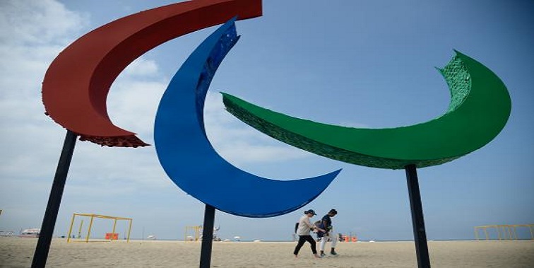 Escultura dos Agitos, símbolo dos Jogos Paralímpicos