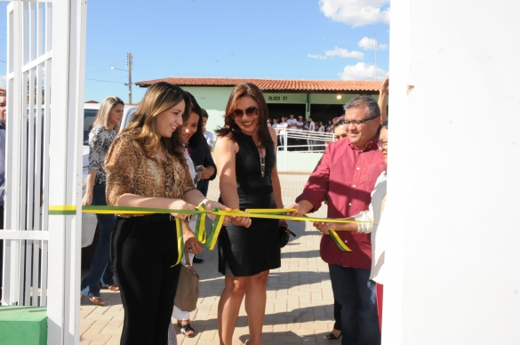 Inauguração da Unidade Escolar Benedito Portela Leal, em Elesbão Veloso
