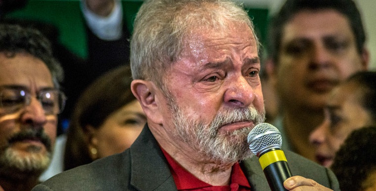 Lula chorou varias vezes durante pronunciamento cobre denúncia de procurador