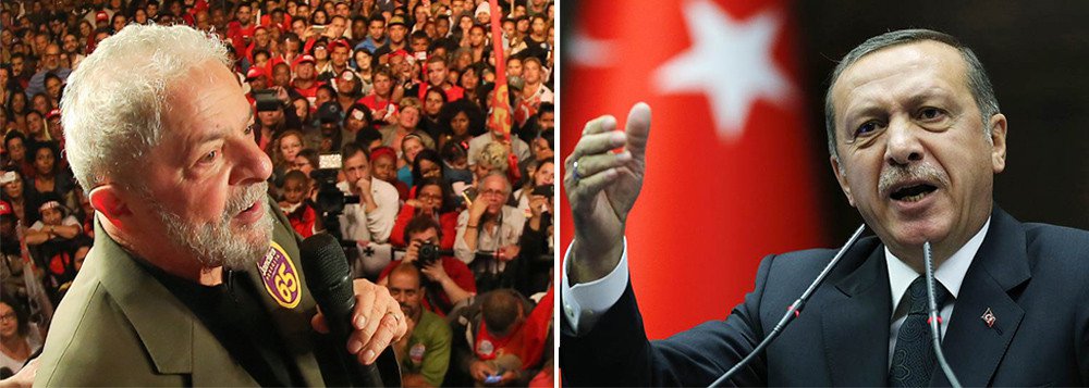 Lula e Recep Erdogan