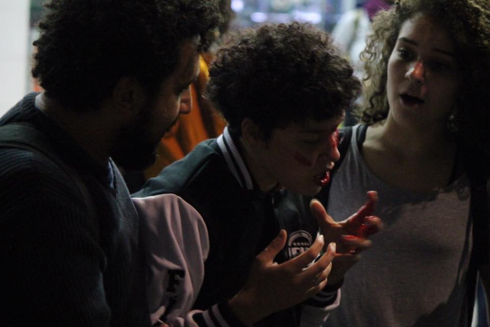 Manifestante é agredida em protesto contra Temer