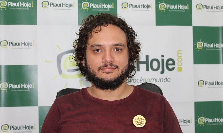 Professor Éverton Diego, candidato do PSol a prefeito de Teresina