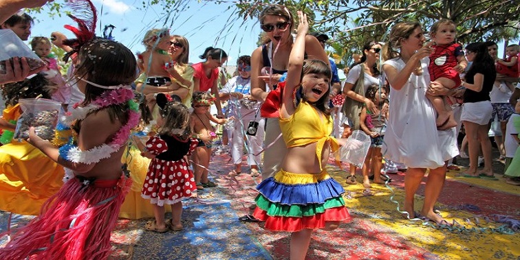 Crianças no carnaval