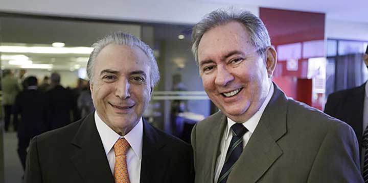 Michel Temer e João Henrique Sousa