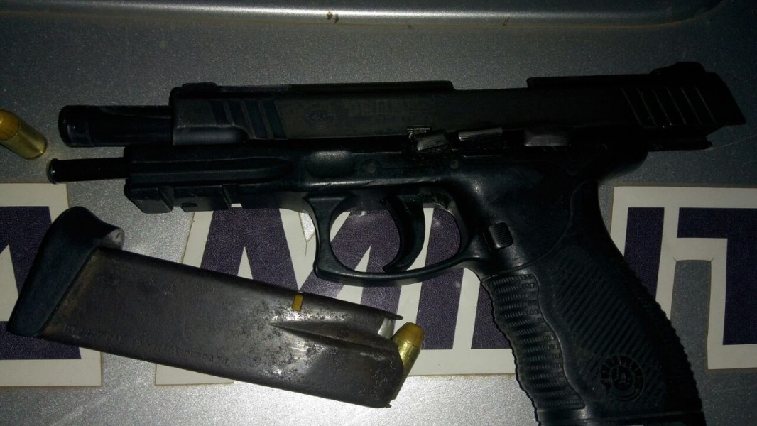 Pistola apreendida