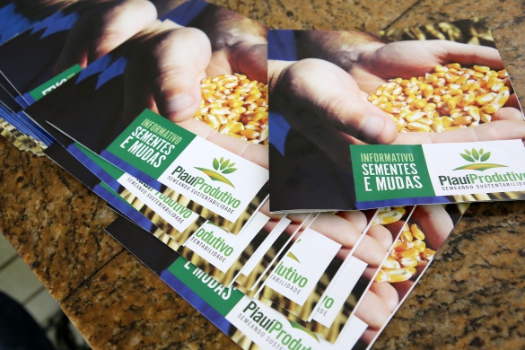 Solenidade de entrega de sementes e mudas na sede da SDR.