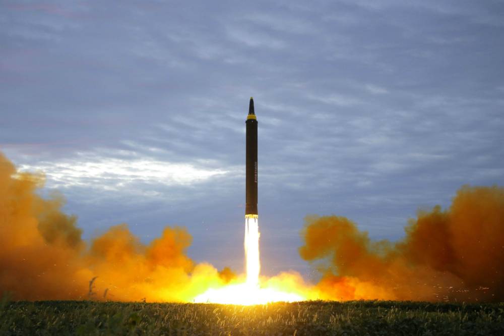 Teste balístico conduzido pela Coreia do Norte