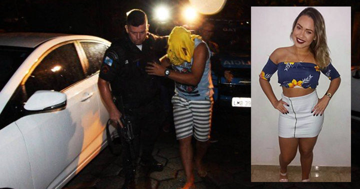 A Polícia Militar prendeu o assassino de Hayssa Andrade (detalhe)