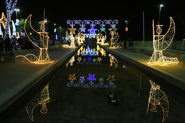 Decoração natalina no Parque da Cidadania nos anos anteriores