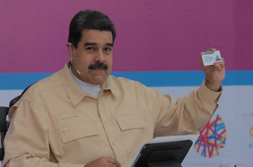 Maduro anunciou a criação da criptomoeda em seu programa semanal de televisão