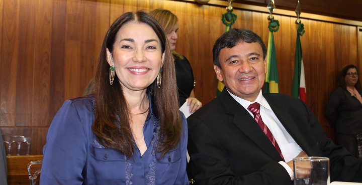 Vice-governadora Margarete Coelho e governador Wellington Dias