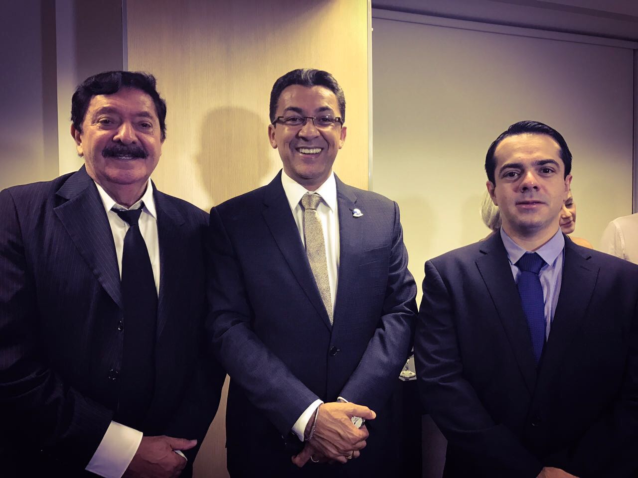 Na foto Ubirajara, Antônio Geraldo e Vicente Gomes