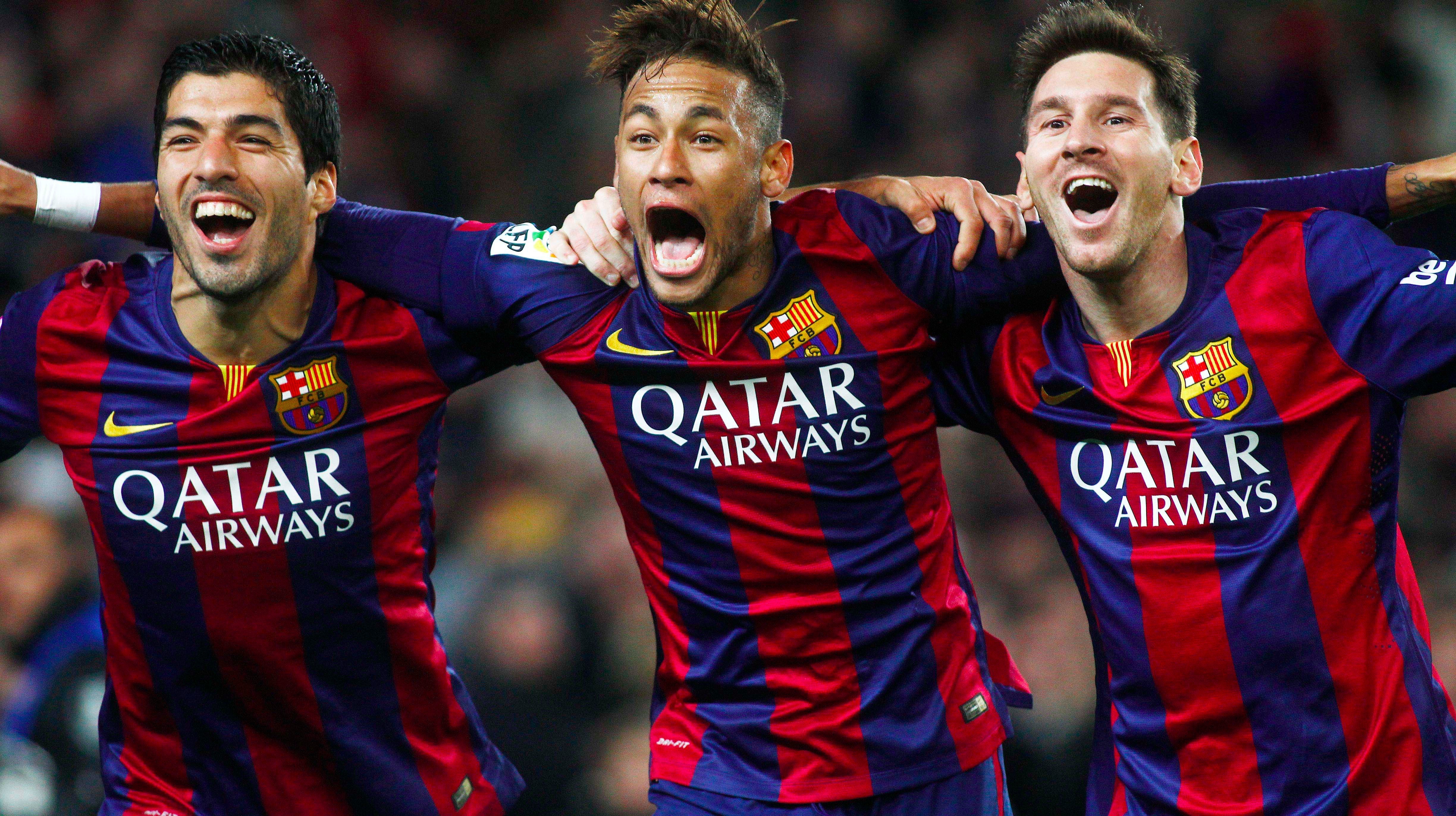 Messi, Soarez e Neymar