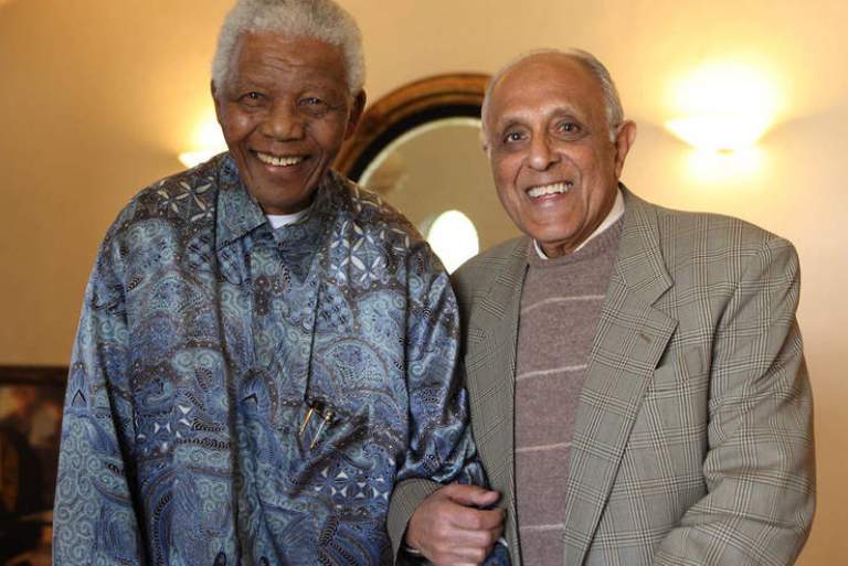 Nelson Mandela e Ahmed Kathrada