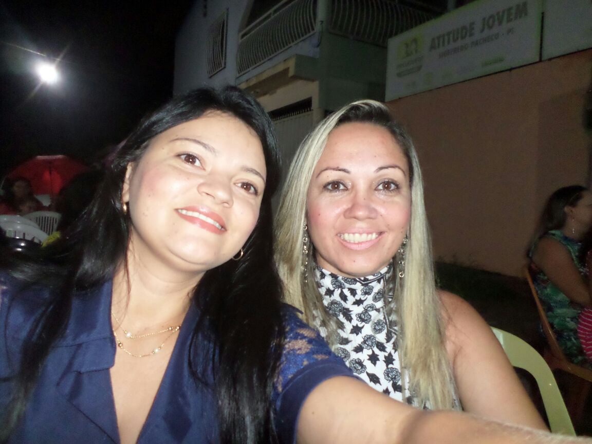 Vereadora  Lusilene Rocha  e vice prefeita Ceiça Sampaio