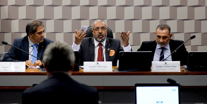 A CPI é presidida pelo senador Paulo Paim (PT-RS)