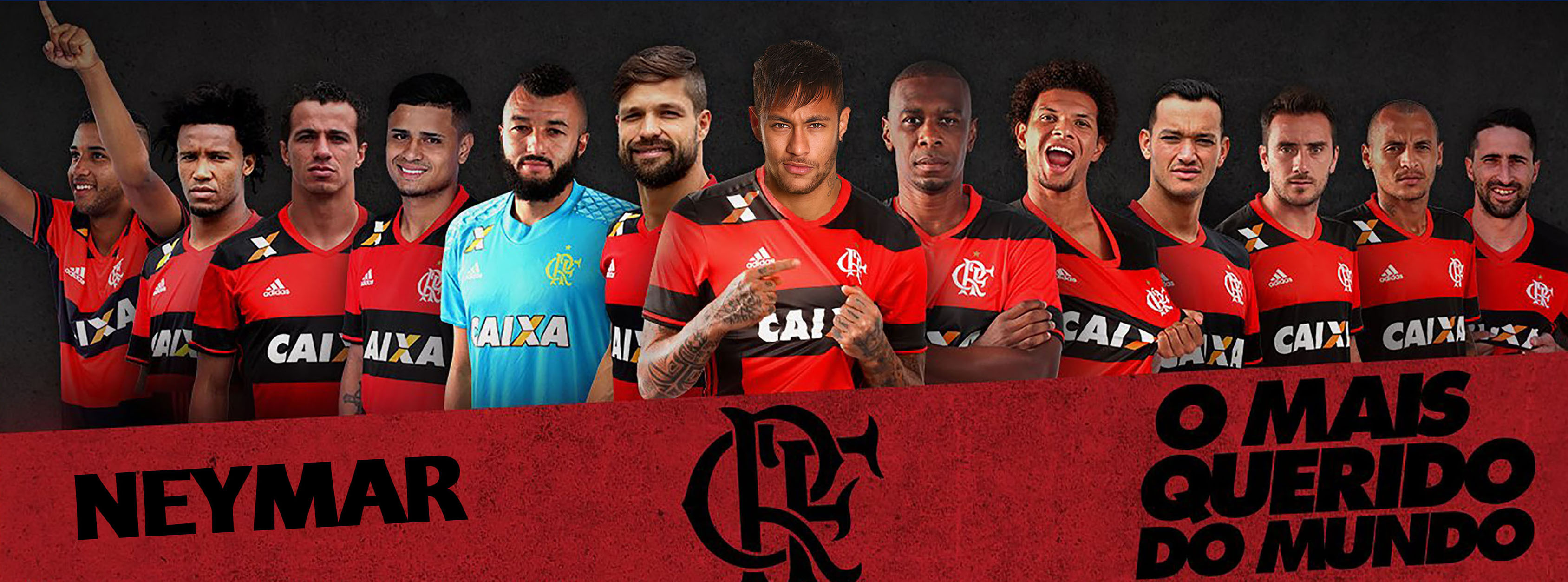 Montagens de Neymar no Flamengo 