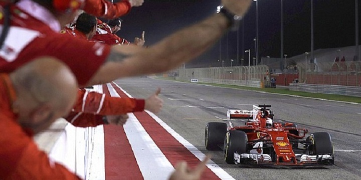 Sebastian Vettel venceu no Bahrein