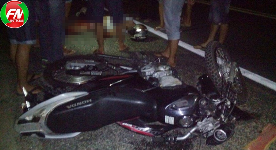 Acidente com moto deixou vítima fatal