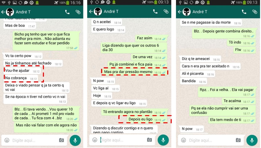 Mensagens no whatsapp revelam como funcionava esquema