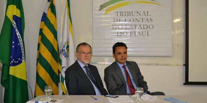 Presidentes do TCE-PI, Olavo Rebelo, e da APPM, Gil Carlos