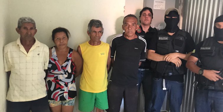 Acusados de estupro presos em Lagoinha do Piauí