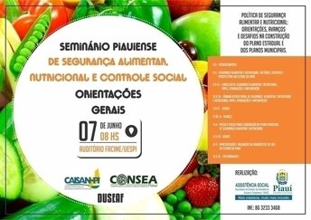 Seminário Piauiense de Segurança Alimentar, Nutricional e Controle socia