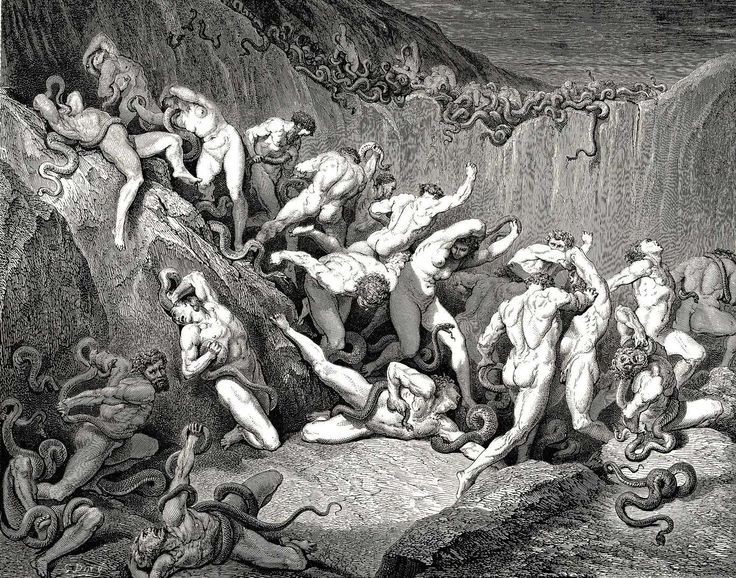 Gustave Doré – A Punição dos Ladrões