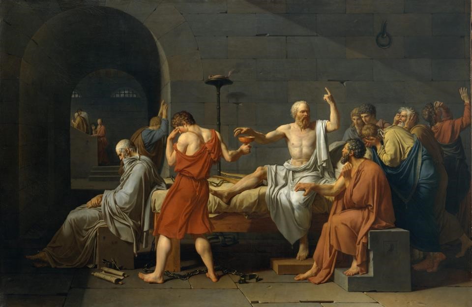 Jacques-Louis David – Morte de Sócrates