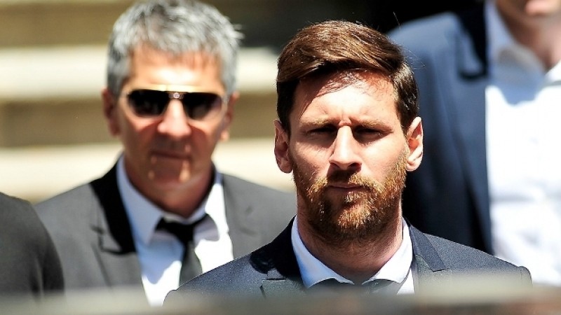 Messi e seu pai Horacio