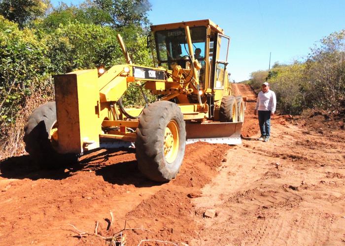 Obras nas estradas que dão acesso às comunidades rurais