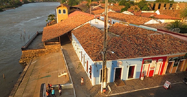 Porto das Barcas, no Centro de Parnaíba, no litoral do Piauí