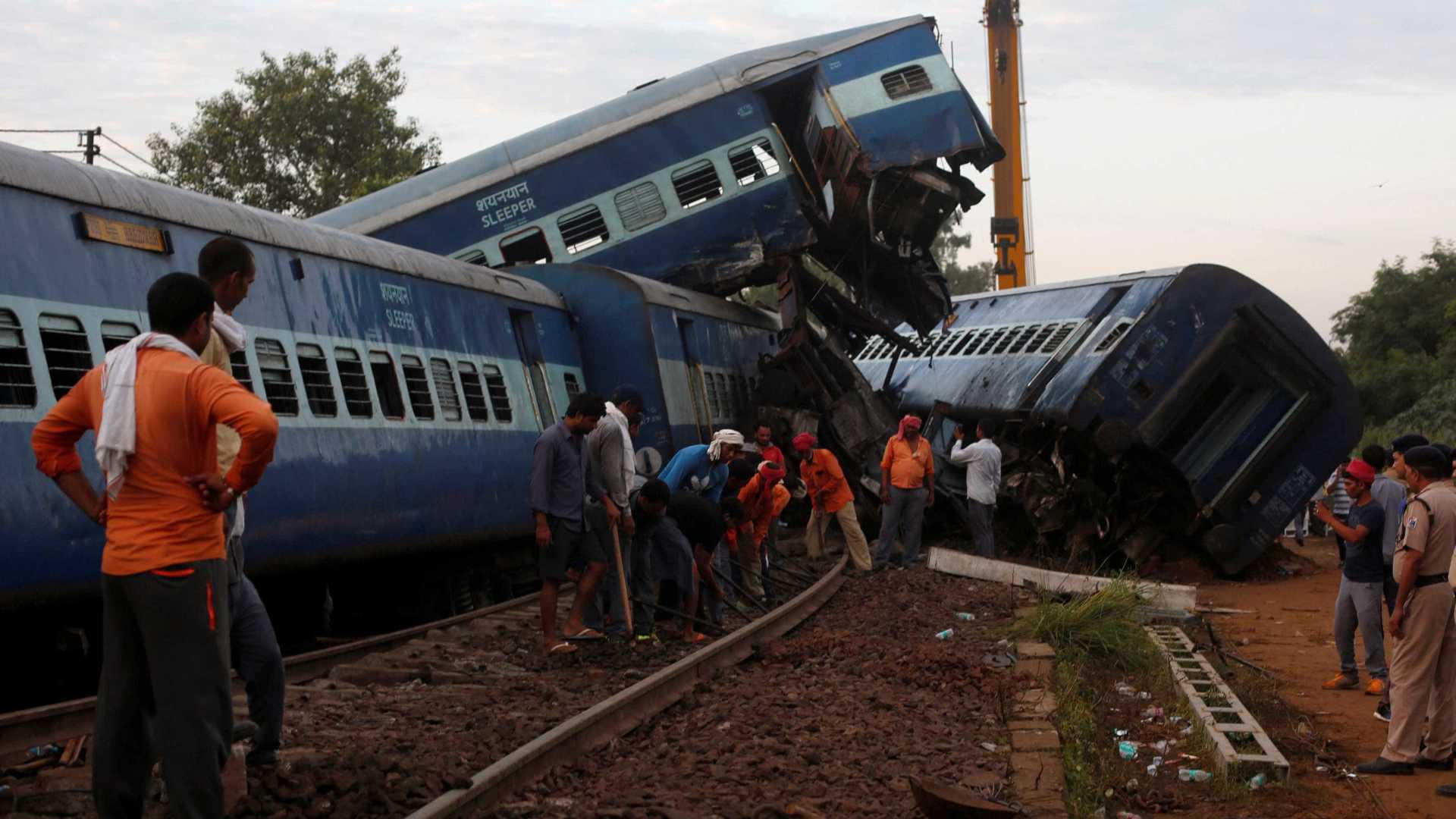 Acidente de trem na Índia